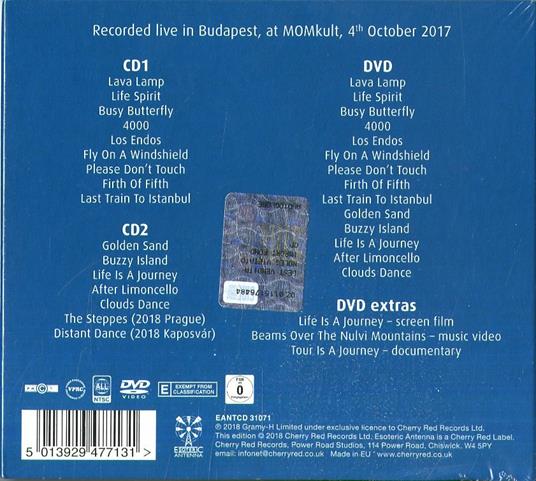 Life Is a Journey. The Budapest Live - CD Audio + DVD di Steve Hackett,Djabe - 2