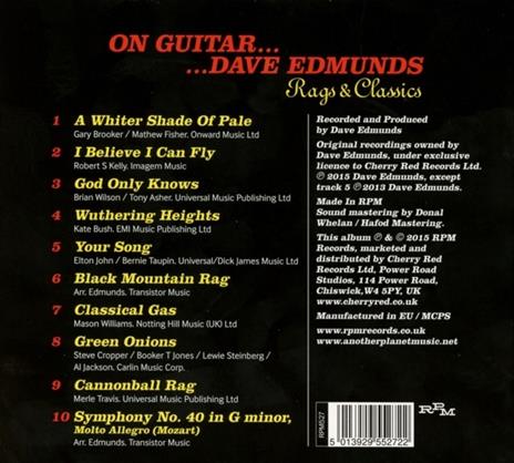 On Guitar. Dave Edmunds - CD Audio di Dave Edmunds - 2