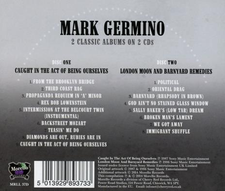 Caught In The Act Of Being Ourselves - L - CD Audio di Mark Germino - 2