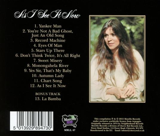 As I See it Now - CD Audio di Melanie - 2