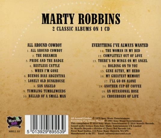 All Around Cowboy - Everything I'Ve Always Wanted - CD Audio di Marty Robbins - 2