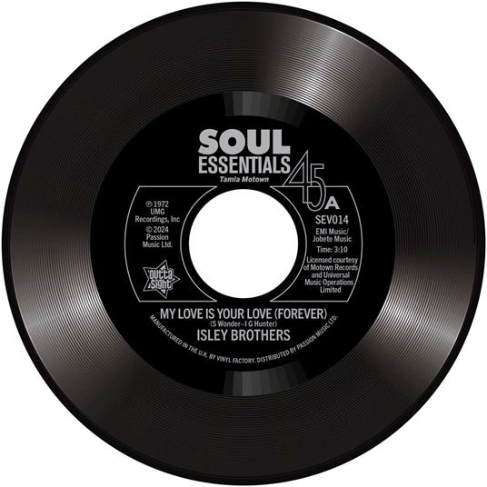 My Love Is Your Love (7") - Vinile 7'' di Isley Brothers