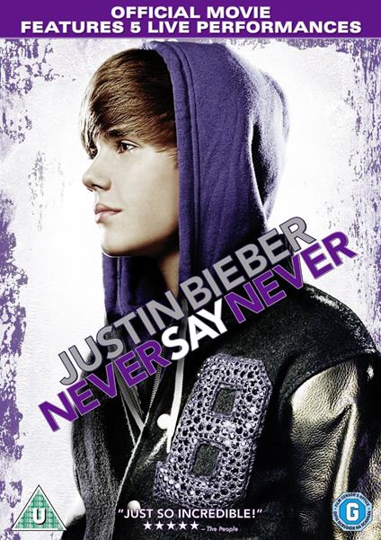 Justin Bieber- Never Say Never (DVD) - DVD di Justin Bieber