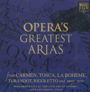 Operas Greatest Arias Performed Live At Arena Di Verona - CD Audio