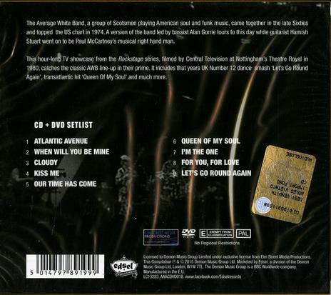 Access All Areas - CD Audio + DVD di Average White Band - 2