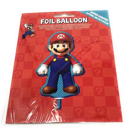 Super Mario. Palloncino In Mylar 86X52 Cm