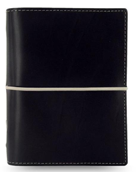 Filofax Domino Pocket organizzatore personale Ecopelle, Camoscio Nero - 2