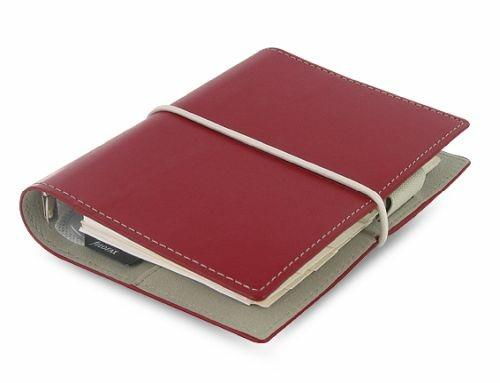 Filofax Domino Pocket organizzatore personale Ecopelle, Camoscio Rosso - 2