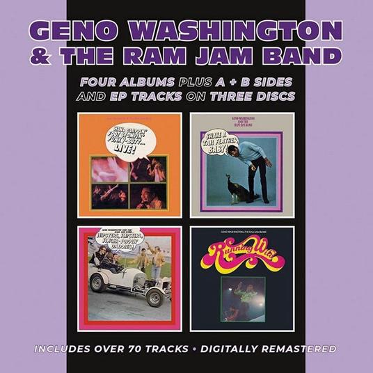 Geno & The Ram Jam Band Washington - Hand Clappin Foot / Shake A / Hipsters Flipsters (3 Cd) - CD Audio