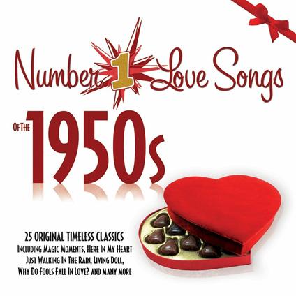 Number One Love Songs of the 1950s - CD Audio