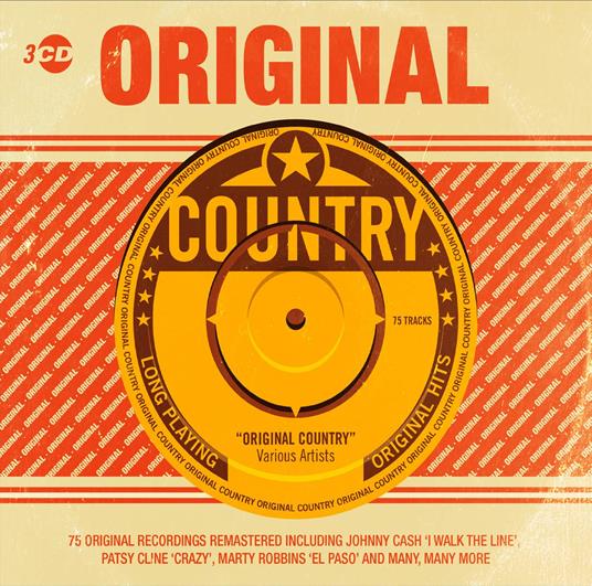 Original Country 75 Classic Tracks - CD Audio