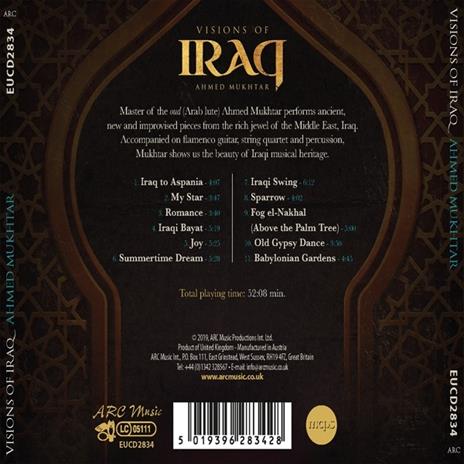 Visions of Iraq - CD Audio di Ahmed Mukhtar - 2