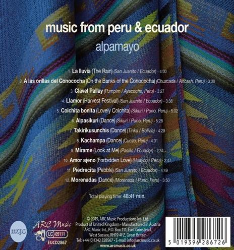 Music from Peru and Ecuador - CD Audio di Alpamayo - 2