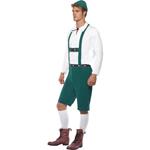 Costume Bavarese Lederhosen Verde Oktoberfest Uomo L