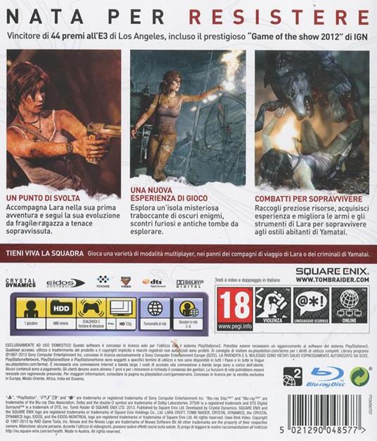 PS4 Shadow of the Tomb Raider - Edizione Italiana - Usato in ottime  condizioni - PlayStation 4