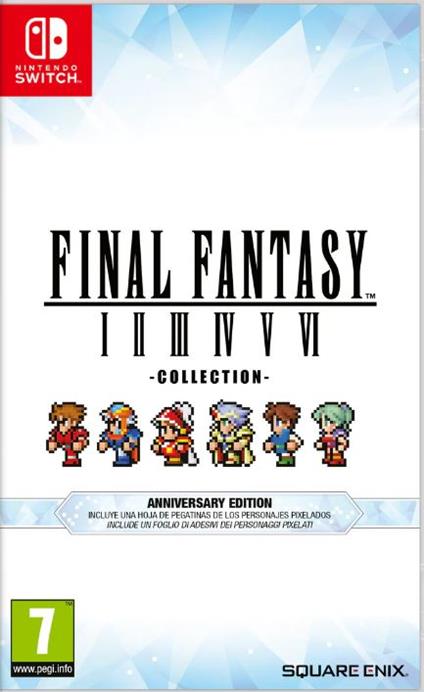 FINAL FANTASY I-VI COLLECTION ANNIVERSARY EDITION NINTENDO SWITCH EDIZ. ITALIANA