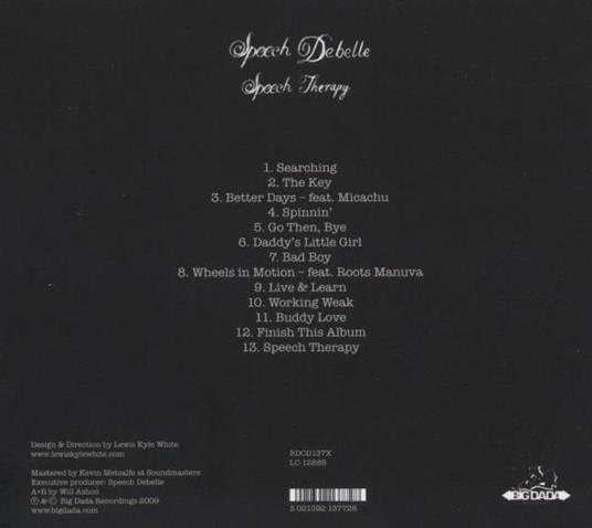 Speech Therapy - CD Audio di Speech Debelle - 2