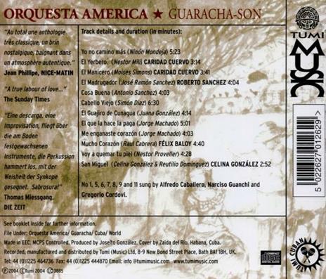 Guarcha - CD Audio di Orquesta America - 2