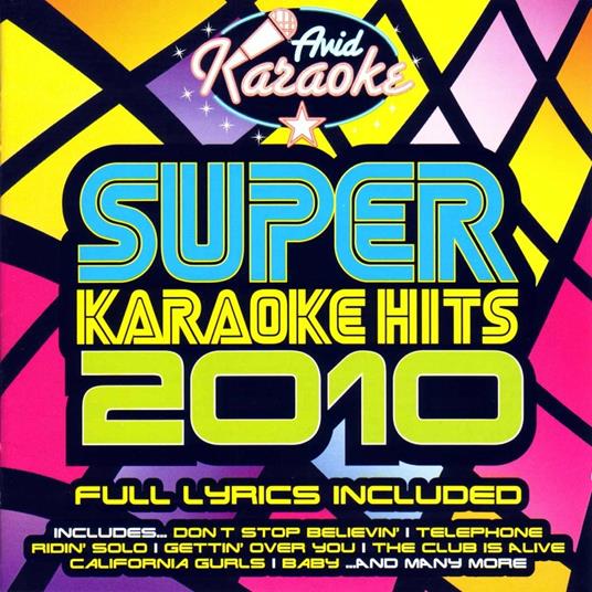 Super Karaoke Hits 2010 - CD Audio