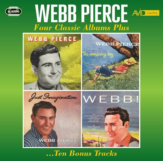 Four Classic Albums Plus - CD Audio di Webb Pierce