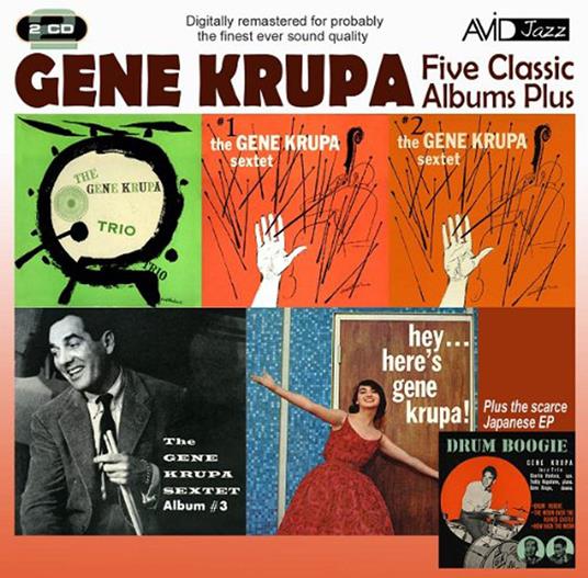 Five Classic Albums Plus - CD Audio di Gene Krupa