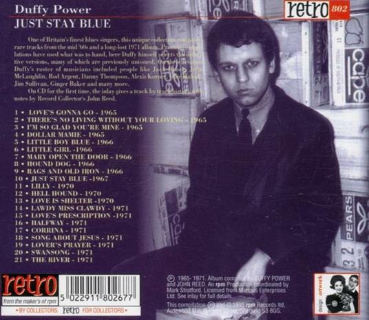 Just Stay Blue - CD Audio di Duffy Power - 2