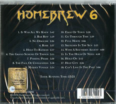 Homebrew 6 - CD Audio di Steve Howe - 2