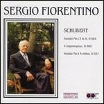 Sonate per pianoforte n.13, n.4 - CD Audio di Franz Schubert,Sergio Fiorentino