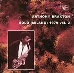 Solo 1979 vol.2 - CD Audio di Anthony Braxton