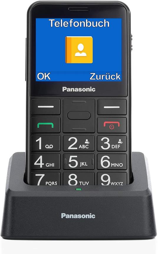 Panasonic KX-TU155 Telefono Cellulare ad Utilizzo Facilitato, Pulsanti  Grandi, A - Panasonic - Telefonia e GPS | IBS