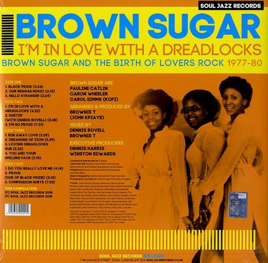 I'm in Love with a Dreadlocks - Vinile LP di Brown Sugar - 2