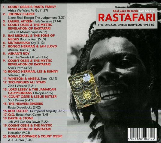 Rastafari. The Dreads Enter Babylon 1955-83 - CD Audio - 2