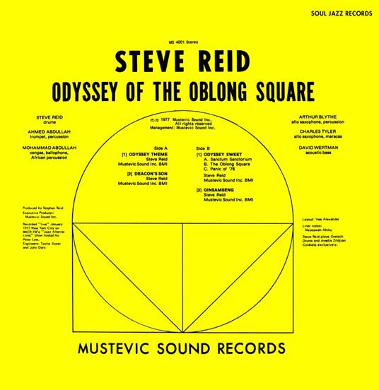 Odyssey Of The Oblong Square - CD Audio di Steve Reid