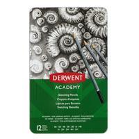 Derwent Academy matita a carboncino Grigio 12 pezzo(i)