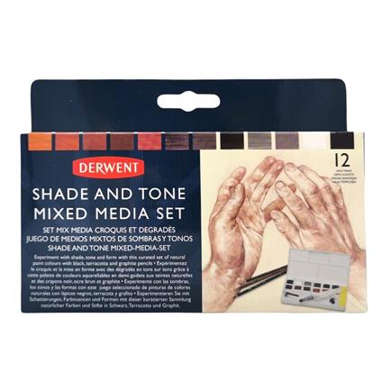 Shade & Tone Derwent Mixed Media Set 12 Pezzi