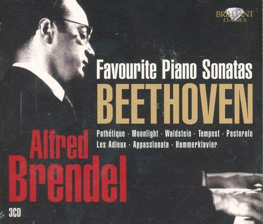 Favourite Piano Sonatas - CD Audio di Ludwig van Beethoven,Alfred Brendel