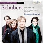 Quartetti per archi completi vol.4 - CD Audio di Franz Schubert,Diogenes Quartet