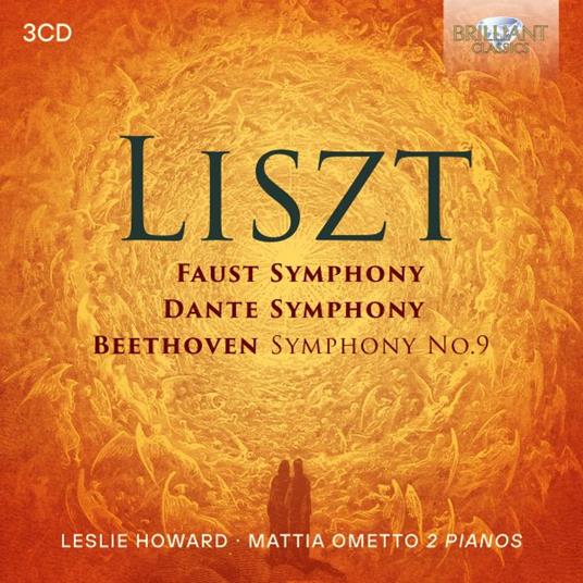 Faust Symphony - Dante Symphony - Beethoven Symphony n.9 - CD Audio di Franz Liszt,Leslie John Howard