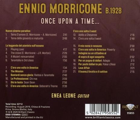 Once Upon a Time. Arrangements for Guitar - CD Audio di Ennio Morricone,Enea Leone - 2