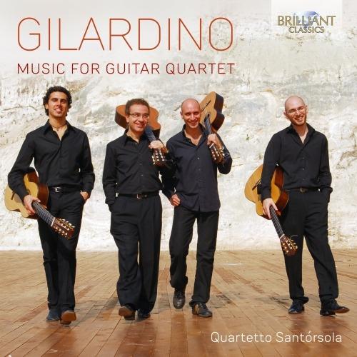 Musica per quartetto di chitarre - CD Audio di Angelo Gilardino,Quartetto Santórsola