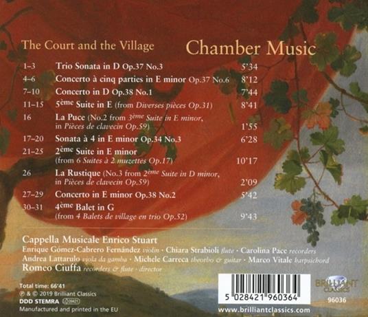 Musica da camera. The Court and the Village - CD Audio di Joseph Bodin de Boismortier - 2