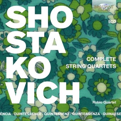 Quartetti per archi completi - Quintessence - CD Audio di Dmitri Shostakovich,Rubio Quartet