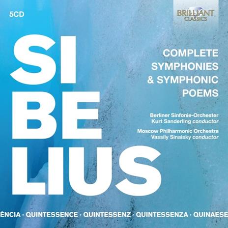 Sinfonie complete - Poemi sinfonici - CD Audio di Jean Sibelius,Moscow Philharmonic Orchestra,Vassily Sinaisky