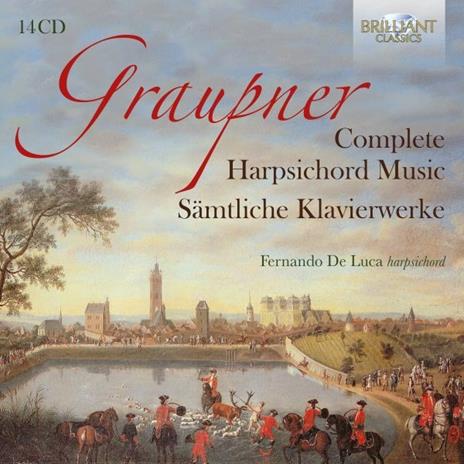 Complete Harpsichord Music - CD Audio di Johann Christoph Graupner,Fernando De Luca