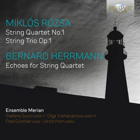 Music for String Quartet - CD Audio di Bernard Herrmann,Miklos Rozsa,Ensemble Merian