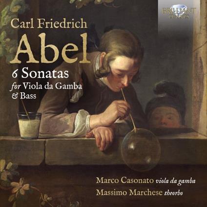6 Sonatas For Viola Da Gamba & Bass - CD Audio di Carl Friedrich Abel