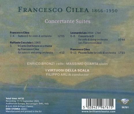 Cilea Concertante Suites - CD Audio di Francesco Cilea - 2