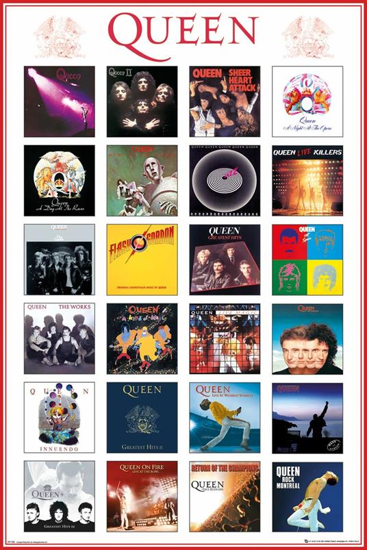 Poster Maxi 61X91,5 Cm Queen. Covers