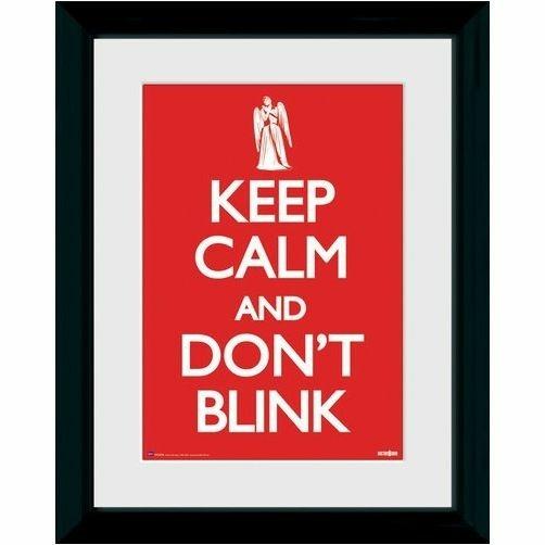 Foto in Cornice Doctor Who. Keep Calm & Don't Blink