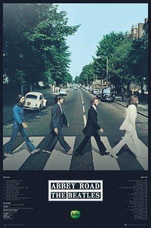 Poster Abbey Road Tracks Beatles 61x91,5 Cm. - GB Eye - Idee regalo | IBS